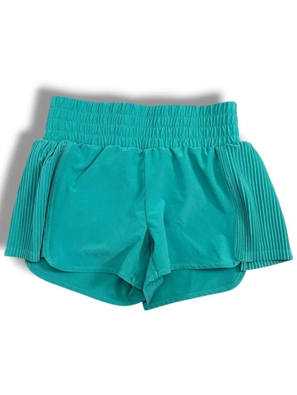 All In Motion Art Class Target Green Girls Athletic Shorts w Briefs Size S 6-7